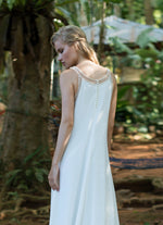 Minimalist Sleeveless Wedding Dress