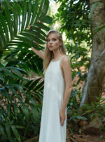 Robe de mariée minimaliste sans manches