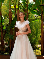 Superbe robe de mariée trapèze unique