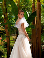 Superbe robe de mariée trapèze unique