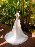 Superbe robe de mariée trapèze unique