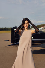 Conjunto elegante de duas peças moda ternos blusa longa + calça