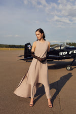 Elegant Two-Pieces Set Fashion Suits Long Top + Pants