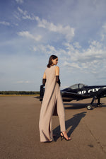 Elegant Two-Pieces Set Fashion Suits Long Top + Pants