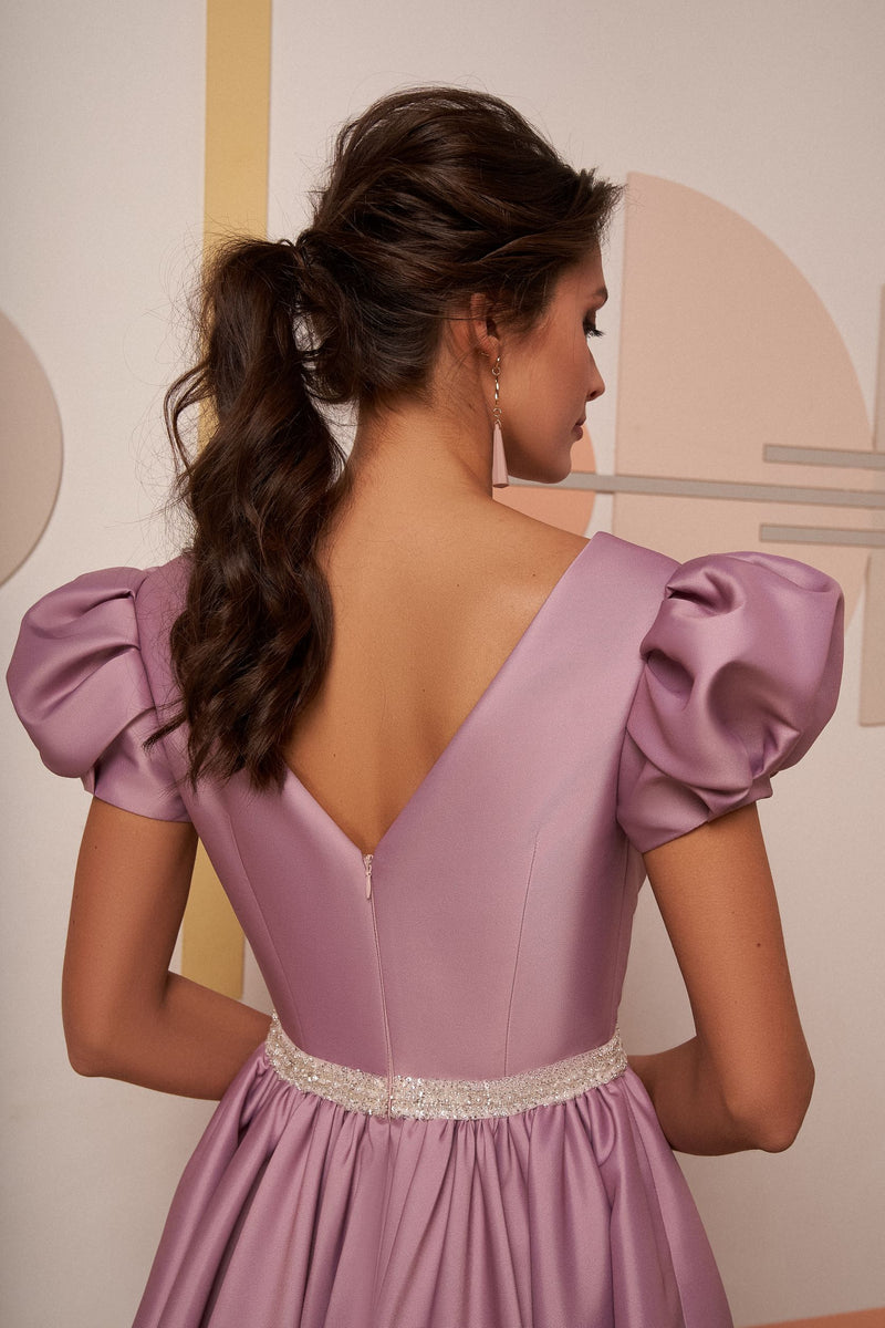 Playful Tea Length Bubble Skirt Dress HAREM's Brides Playful Tea Length Bubble Skirt Dress HAREM's Brides