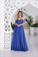 Sweetheart Off-Shoulder Maxi Gown