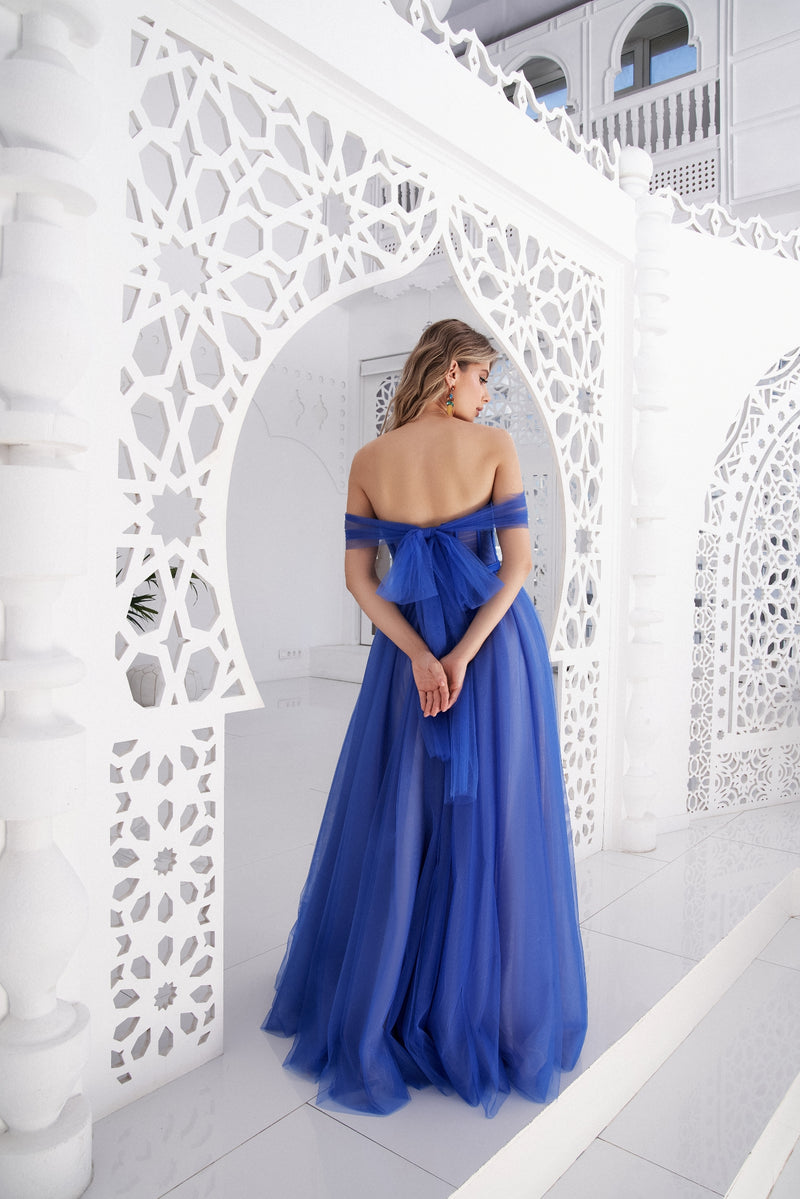 Sweetheart Off-Shoulder Maxi Gown