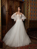 Strapless Sweetheart Wedding Dress with Removable Sleeves