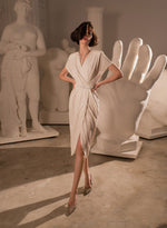 Short Glitter Bridal Dress