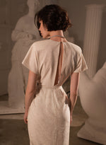 Short Glitter Bridal Dress