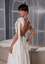 Open Back Midi Bridal Dress