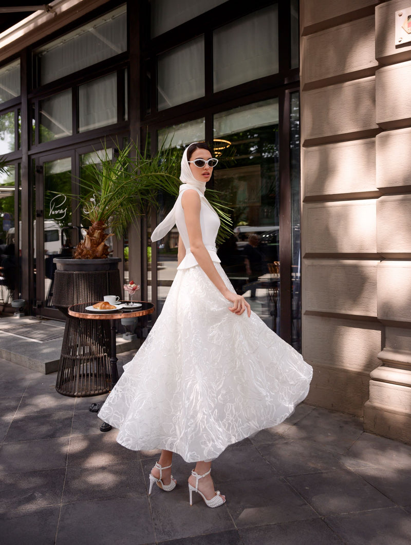 Stylish Vintage Wedding Dress – HAREM's Brides Stylish Vintage Wedding Dress – HAREM's Brides