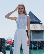 Stylish White Bridal Jumpsuit