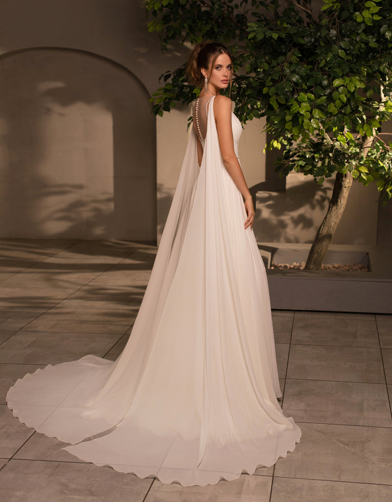 Fairy A-Line Wedding Dress With Angel Wings HAREM's Brides Fairy A-Line Wedding Dress With Angel Wings HAREM's Brides