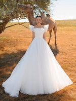 Vestido de novia minimalista de corte A