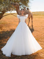 Minimalist A-Line Wedding Gown