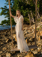 Sheath Style Lace Wedding Dress