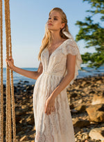 Sheath Style Lace Wedding Dress