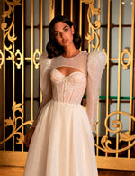 Robe de mariée bustier chérie avec boléro