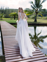 Sleeveless A-Line Wedding Dress