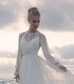 2in1 Wedding Dress with a Lace Cap