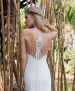 Jolie robe de mariée sirène avec veste blanche