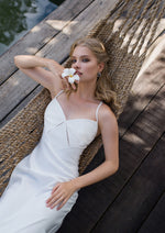 Cute Mermaid Wedding Dress with White Jacket