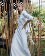 Cute Mermaid Wedding Dress with White Jacket