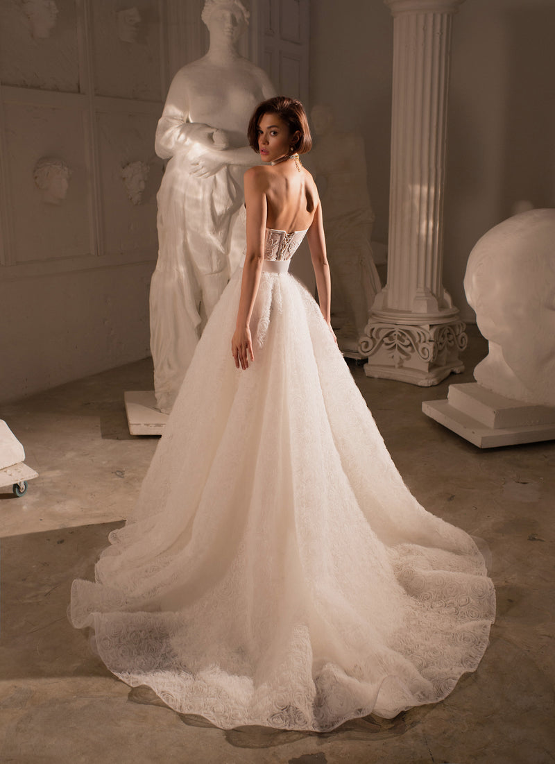 wedding dresses ball gown strapless Strapless Ball Gown Wedding Dress – HAREM's Brides
